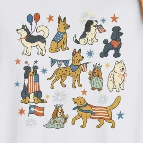Patriotic Dogs Shirt, Dog Lover Gift Shirts - Picture 2 of 4